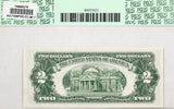 A series of 1953C two dollar legal tender Fr #1512* for sale by Brandywine General Store certified by PCGS at Very Choice New 64 PPQ Reverse