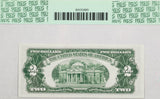 A series of 1953C two dollar legal tender Fr #1512* for sale by Brandywine General Store certified by PCGS at Gem New 66 PPQ Reverse of bill