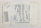 A 1959 Pennsylvania Railroad Company capital stock certificate for 100 shares for sale by Brandywine General Store reverse side of document