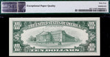 A FR #2017-A* FRN ten dollar star note from the Federal Reserve Bank in Boston from the series of 1963A for sale by Brandywine General Store Reverse of bill