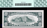 A FR #2021-K Series of 1969C FRN note from the Dallas Texas Federal Reserve Bank in the denomination of ten dollars for sale by Brandywine General Store PMG 63 PPQ reverse
