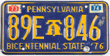 A classic 1974 Pennsylvania Car License Plate for sale by Brandywine General Store in very good condition
