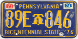 A classic 1974 Pennsylvania Car License Plate for sale by Brandywine General Store in very good condition