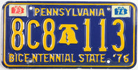 A classic 1974 Pennsylvania Car License Plate for sale by Brandywine General Store in excellent minus condition