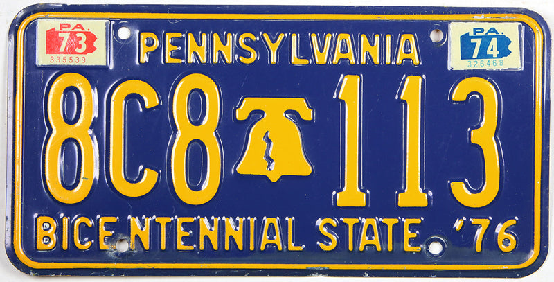 Original Vintage 1974 Pennsylvanie PA permis de pêche Original Vintage 1974 Pennsylvanie PA permis de pêche