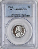 1976 s Jefferson Nickel professionally certified PR69DCAM by PCGS