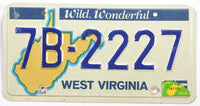Classic 1978 West Virginia Passenger Car License Plate grading very good