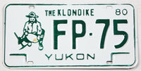 A 1980 Yukon passenger car license plate for sale at Brandywine General Store in excellent condition