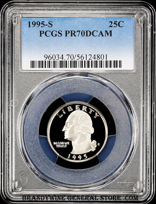 1995-s Washington Quarter certified PCGS Proof 70 Deep Cameo