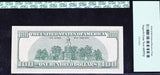 A FR #2175-K Series of 1996 FRN One Hundred dollar star note from the Federal Reserve Bank in Dallas Texas for sale by Brandywine General Store slabbed PCGS 68 PPQ Reverse of bill