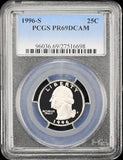 1996-s Washington Quarter certified PCGS Proof 69 Deep Cameo