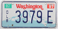 classic 1997 Washington dealer license plate grading very good plus