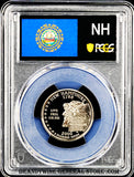 2000-S NH state quarter certified by PCGS at Proof 70 Deep Cameo