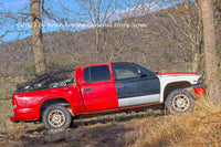 An original premium quality art print of a 2001 Dodge Dakota Sport on Final Journey for sale by Brandywine General Store