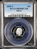 2002-s Roosevelt silver Dime certified Proof 69 Deep Cameo by PCGS