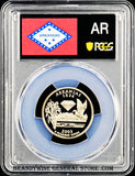 2003-S AR state quarter certified by PCGS at Proof 70 Deep Cameo