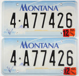 Classic 2003 Montana car license plates grading very good plus