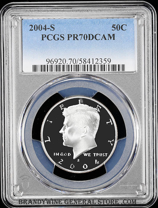 2011-s Kennedy half dollar graded perfect 70 deep cameo