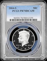 2011-s Kennedy half dollar graded perfect 70 deep cameo
