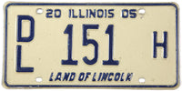 2005 Illinois dealer license plate in very good plus condition