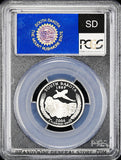 2006 -S South Dakota Silver Statehood Quarter graded a perfect 70 by PCGS
