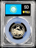 2006-s South Dakota state quarter graded by PCGS 70 deep cameo