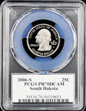 2006-s SD state quarter certified by PCGS 70 deep cameo