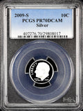 2009-s Roosevelt silver Dime certified perfect Proof 70 Deep Cameo by PCGS
