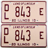 2010 Illinois dealer license plates