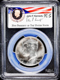 2014-s Kennedy silver half dollar graded perfect MS70 by PCGS