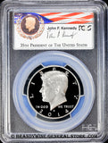 2014-p Kennedy silver half dollar graded perfect PR70DCAM by PCGS