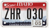 2020 scenic Idaho motorcycle license plate in excellent minus condition