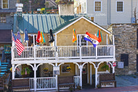 An original premium quality art print of Almost Heaven Pub in Harpers Ferry Historical National Park for sale by Brandywine General Store