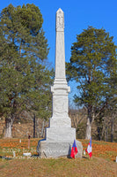 An original premium quality Civil War art print of the Confederate Cemetery Monument South Face in Manassas Battlefield Park for sale by Brandywine General Store