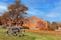 An original premium quality art print of Dance's Battalion Cannon at Seminary Ridge in Gettysburg Military Park for sale by Brandywine General Store