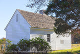 An original premium quality Civil War art print of the Lucinda Dogan House the Back Side in Manassas Battlefield National Park for sale by Brandywine General Store