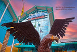 An archival premium Quality Art Print of the Eagle at the Gatlinburg Tennessee Aquarium for sale by Brandywine General Store