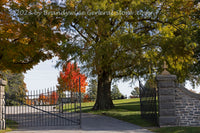 An original premium quality art print of Entrance to Gettysburg National Cemetery for sale by Brandywine General Store