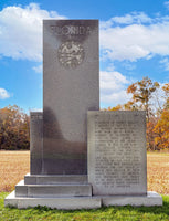 An original premium quality art print of Florida Perry's Brigade Monument on Seminary Ridge in Gettysburg National Military Park for sale by Brandywine General Store