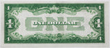 A series of 1928 FR #1600 One Dollar Silver Certificate in almost uncirculated condition for sale by Brandywine General Store Reverse of bill