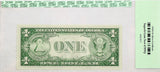 A Fr #1616* One Dollar silver certificate from the 1935G series graded by PCGS at Superb Gem New 67 PPQ, a star note without In God We Trust reverse of bill