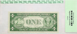 A Fr #1616* One Dollar silver certificate from the 1935G series graded by PCGS at Superb Gem New 67 PPQ, a star note without In God We Trust reverse of bill