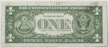 A Friedberg 1619* One Dollar star Silver Certificate Series 1957 for sale by Brandywine General Store in very fine condition Reverse