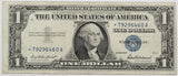 A Friedberg 1619* One Dollar star Silver Certificate Series 1957 for sale by Brandywine General Store in very fine condition
