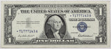 A Friedberg 1619* One Dollar star Silver Certificate Series 1957 for sale by Brandywine General Store in very fine condition