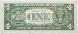 A Friedberg 1619* One Dollar star Silver Certificate Series 1957 for sale by Brandywine General Store in extra fine condition Reverse