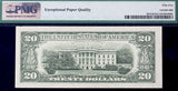 A Series of 1981A FR #2074-K FRN note from the Federal Reserve Bank of Dallas graded PMG 55 EPQ for sale by Brandywine General Store Reverse of bill