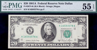 A Series of 1981A FR #2074-K FRN note from the Federal Reserve Bank of Dallas graded PMG 55 EPQ for sale by Brandywine General Store