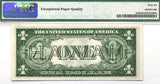 A FR #2300 Series of 1935-A one dollar Hawaii emergency World War II issue graded PMG 66 EPQ for sale by Brandywine General Store Reverse of bill