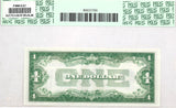 A 1928A FR #1601 One Dollar Silver Certificate professionally certified by PCGS at Superb Gem New 67 PPQ for sale by Brandywine General Store reverse
